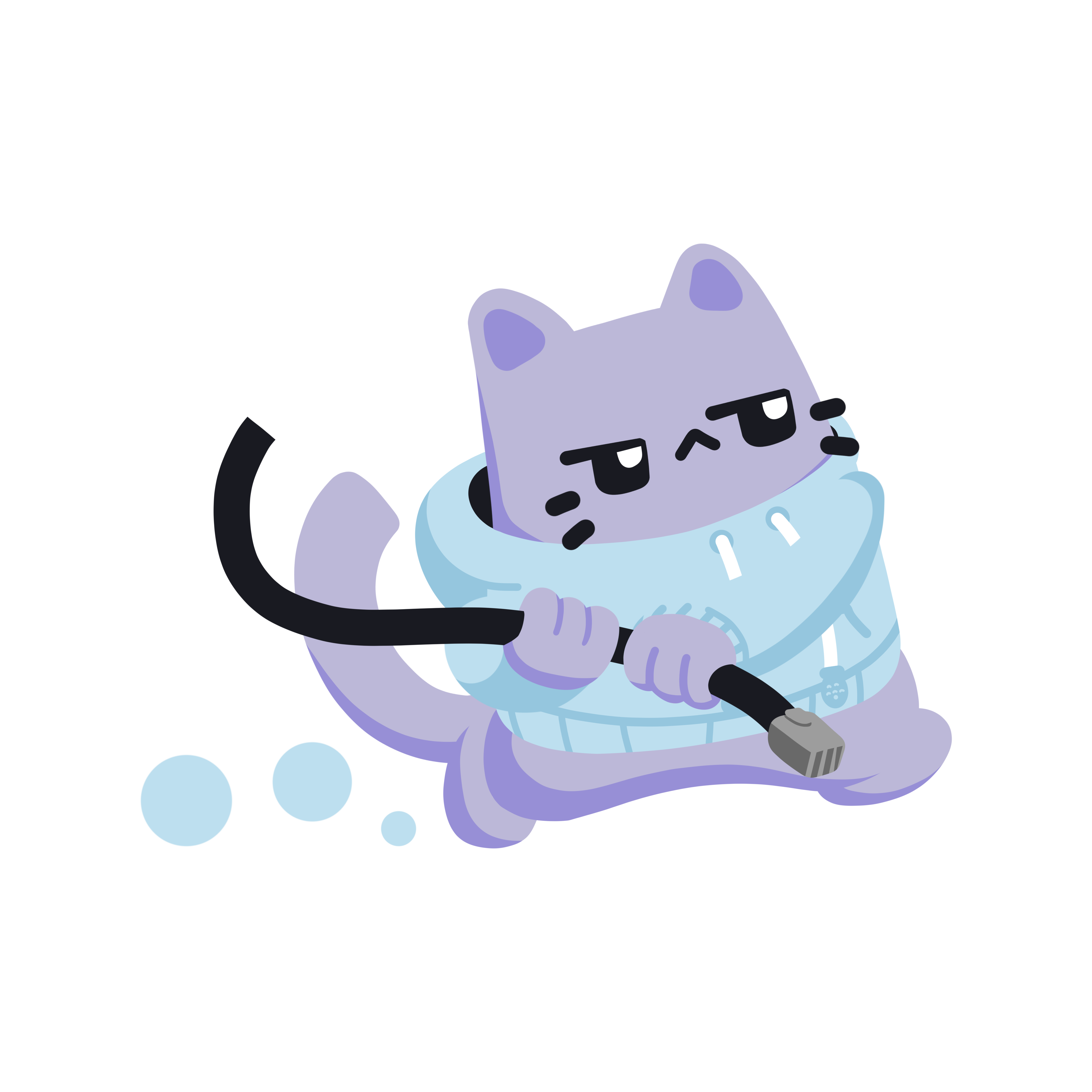 Olilo cat mascot cable